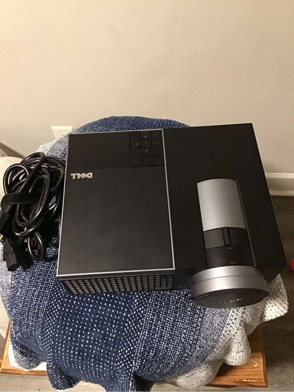 Dell Black and Silver Projector